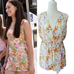 Belly Alternative The Summer I‎ Turned Pretty Floral Halter Romper